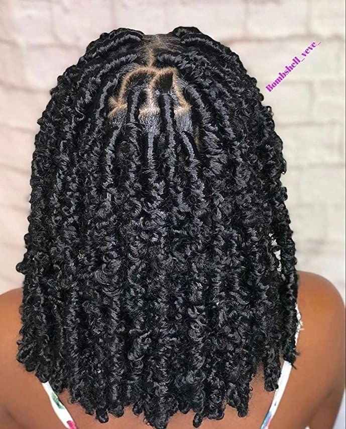 Faux Dreadlocks style detail